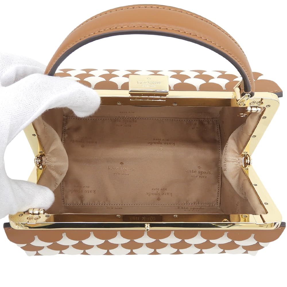 Kate spade ケイトスペード 美品 ジンジャーブレッドハウス クロスボディ ハンドバッグ レディース マーガレットブルーム ニューヨーク ハンドバッグ