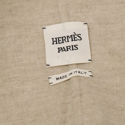 HERMES 【Excellent Condition/Official Domestic Item/23AW】3E0108DZ 100% Cashmere Belted Shawl-Collar Wrap Coat