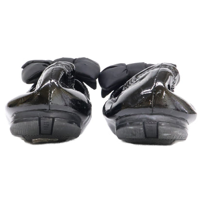PRADA SPORT プラダスポーツ 【美品】3F5083 パテント ナイロンリボン バレエ フラットシューズ シューズ