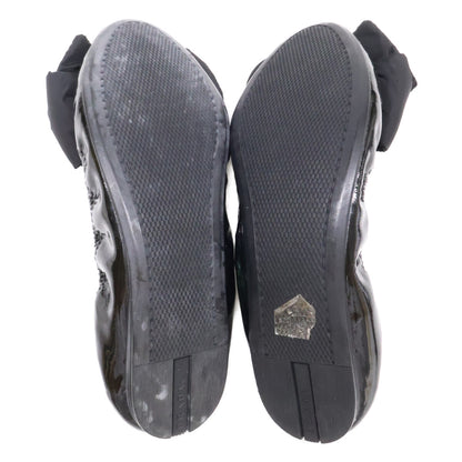 PRADA SPORT プラダスポーツ 【美品】3F5083 パテント ナイロンリボン バレエ フラットシューズ シューズ