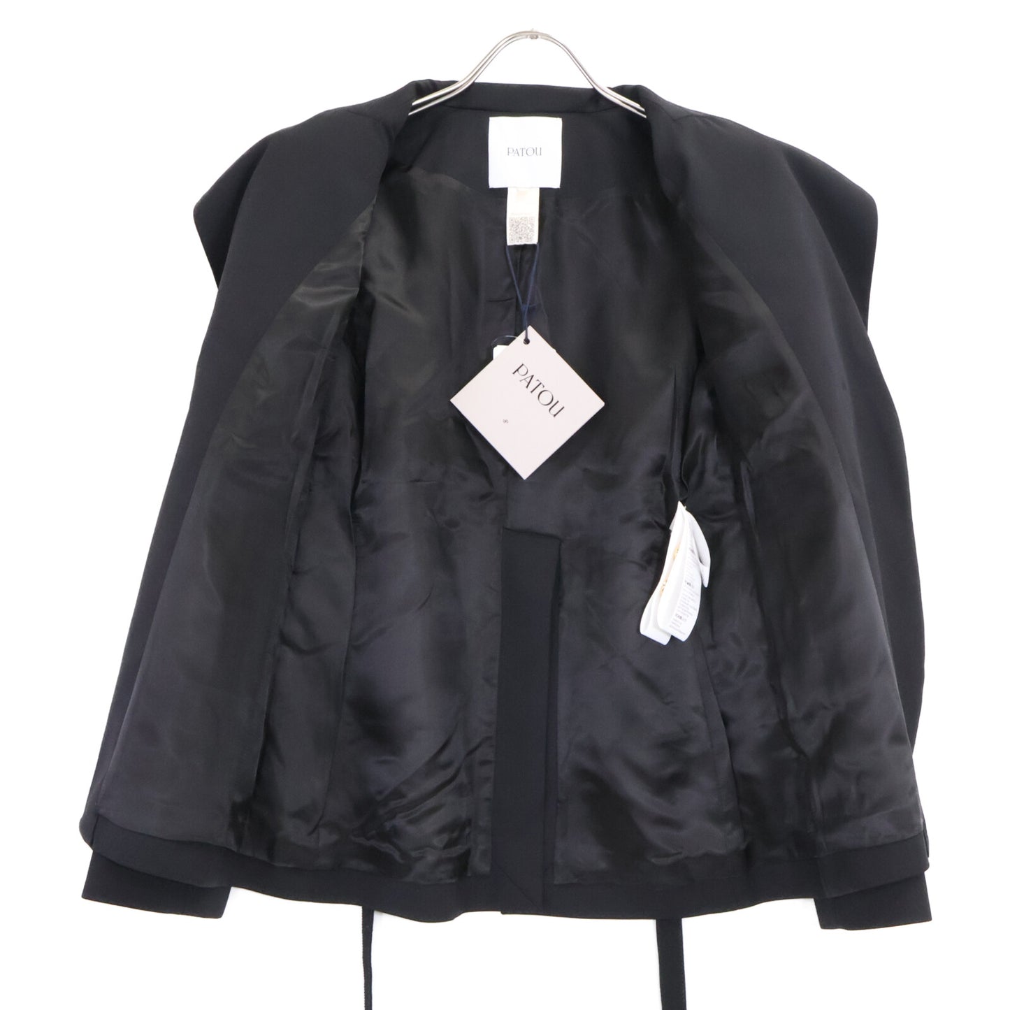 PATOU 【New】JA0540103999B Sustainable Wool-Twill Belted Jacket