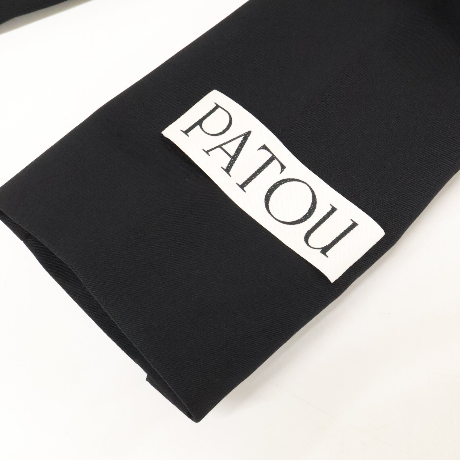 PATOU 【New】JA0540103999B Sustainable Wool-Twill Belted Jacket