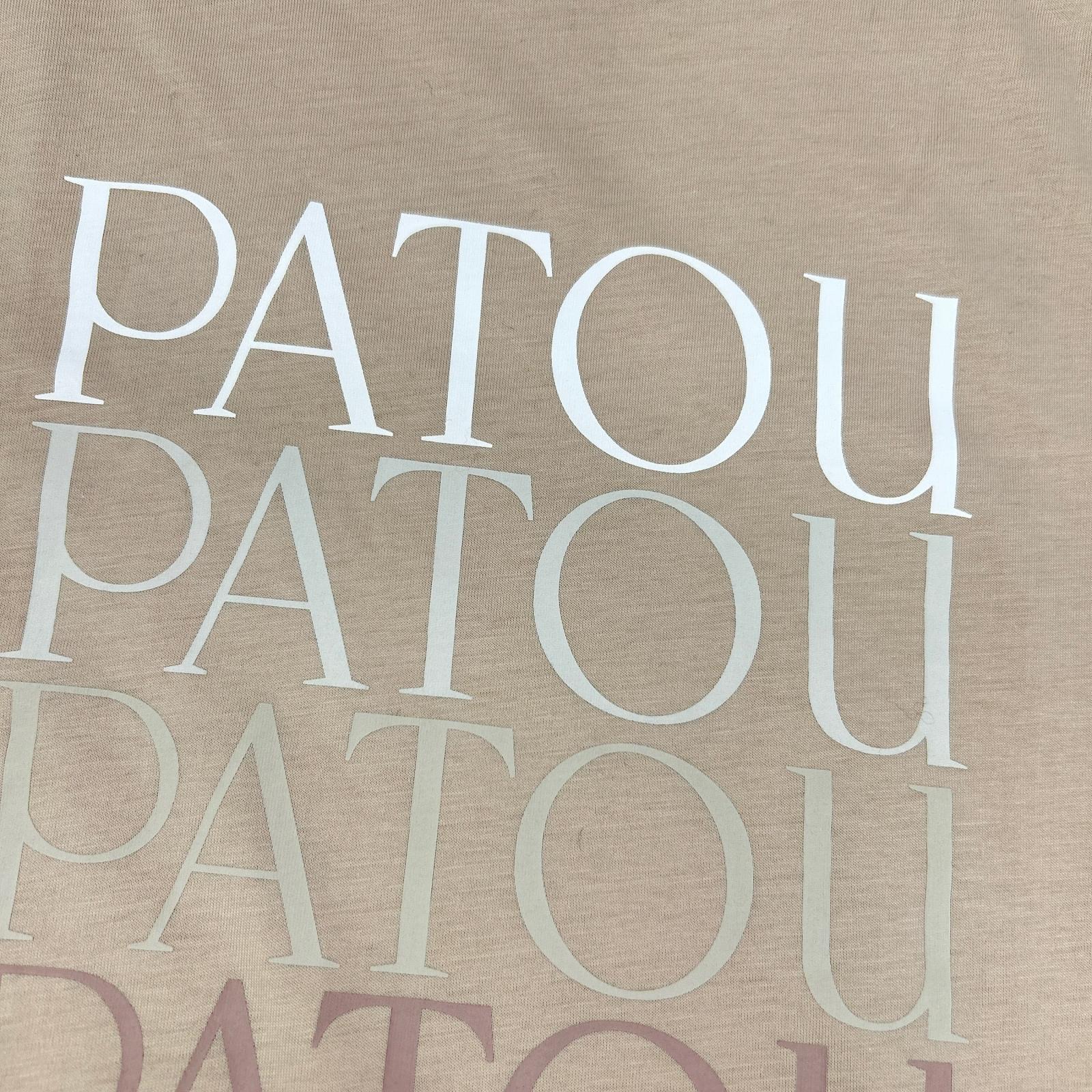PATOU パトゥ ベージュ グラデーション ロゴ 半袖Tシャツ トップス