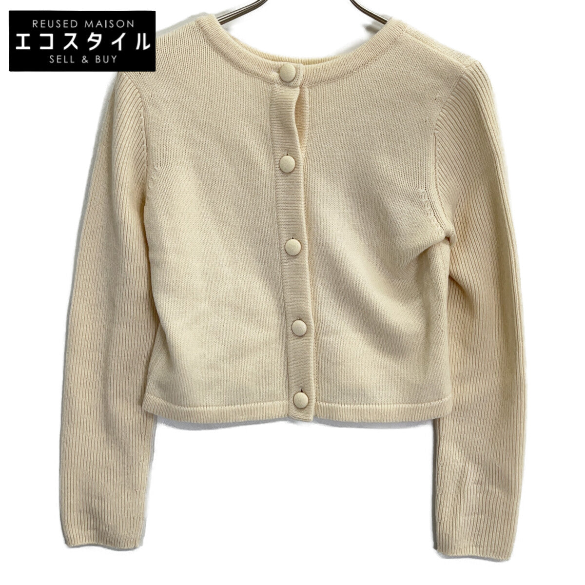 FOXEY フォクシー 43179 ホワイトカシミヤ マカロントップス 2WAY カーディガン トップス