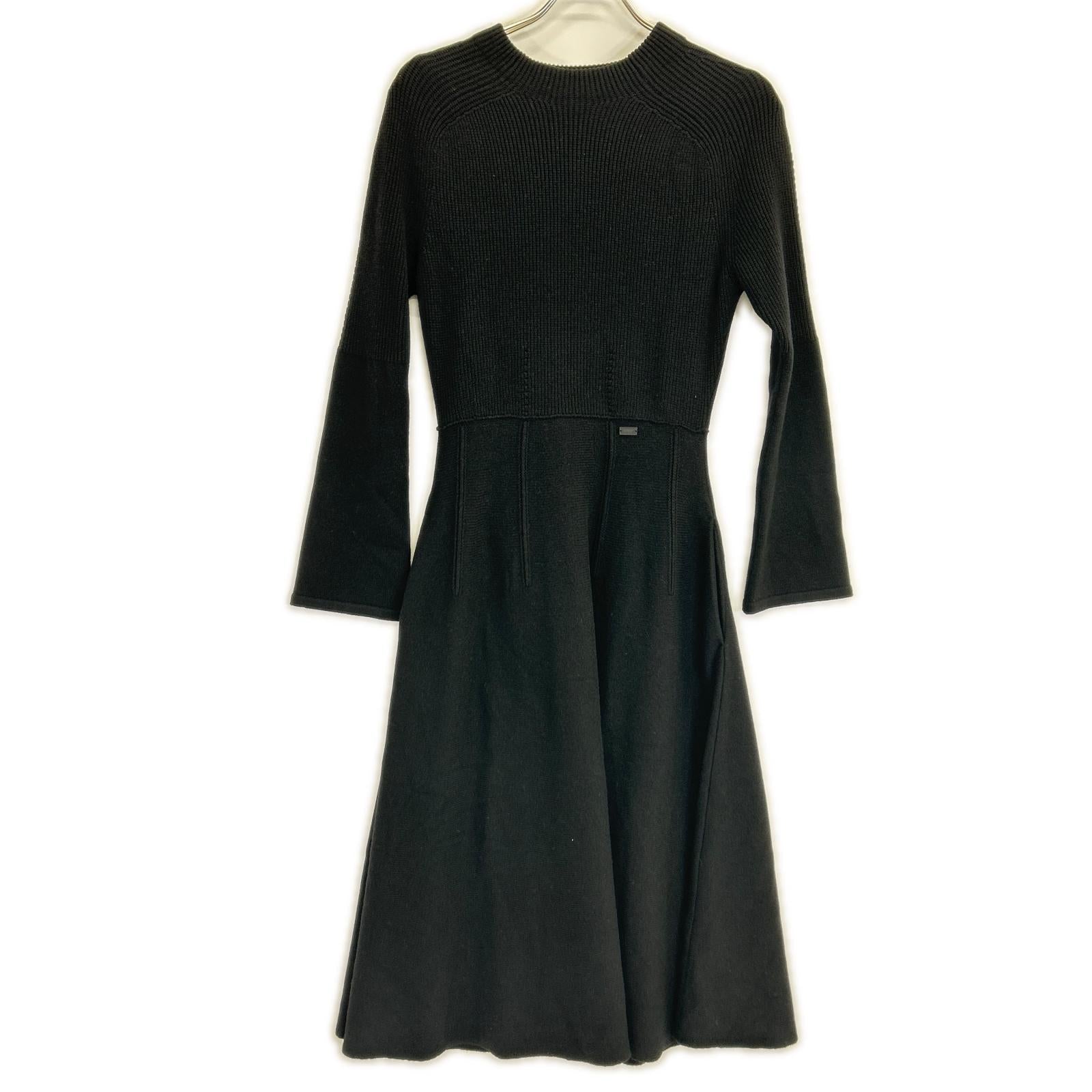 FOXEY フォクシー 43182-KA00004H ブラック Knit Dress Lily Flareワンピース ワンピース