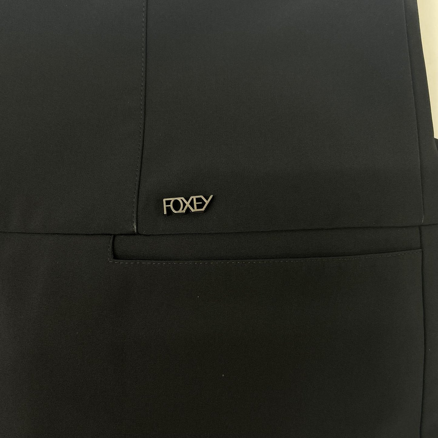 FOXEY フォクシー 28874-NAOFF205T ブラック フロントジップ ワンピース ワンピース