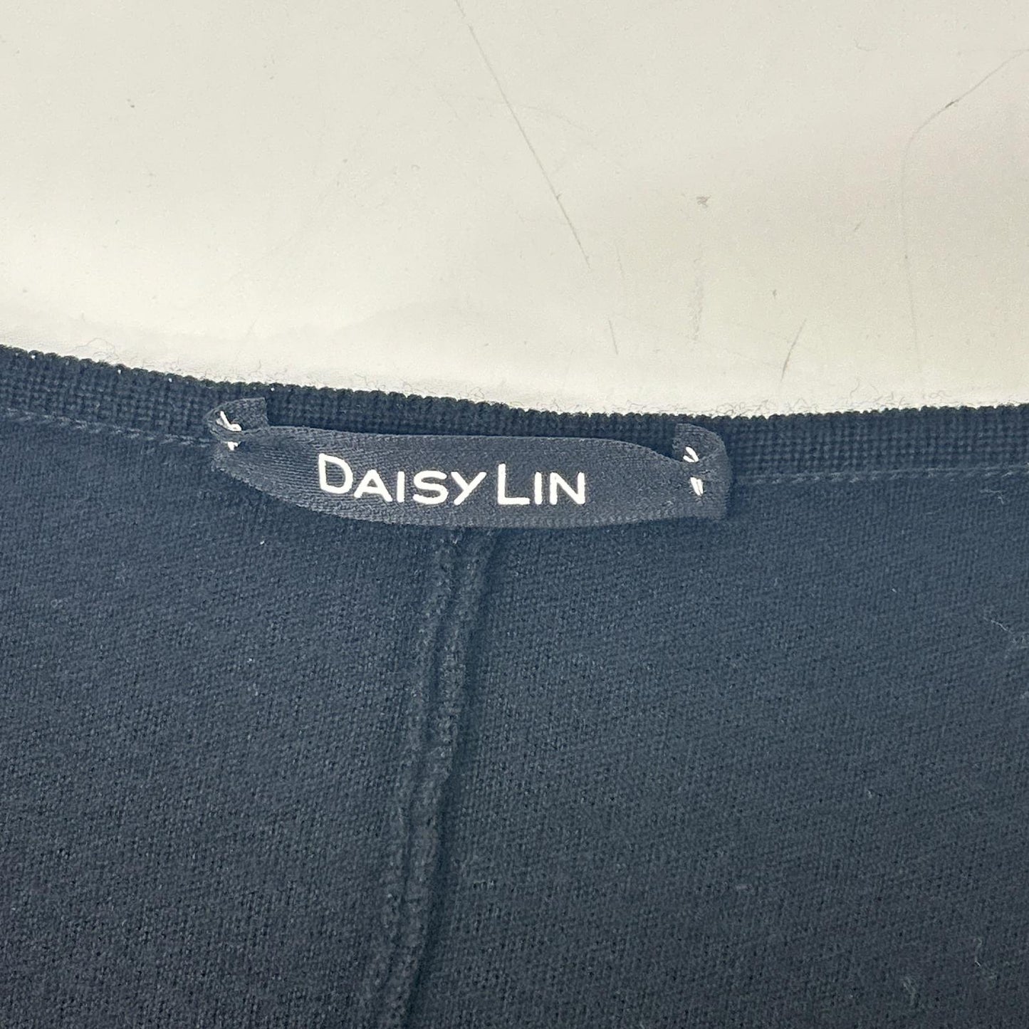 DAISY LIN デイジーリン 06745 ブラック ウール ウォッシャブルデイジーハンプトンロングカーディガン トップス