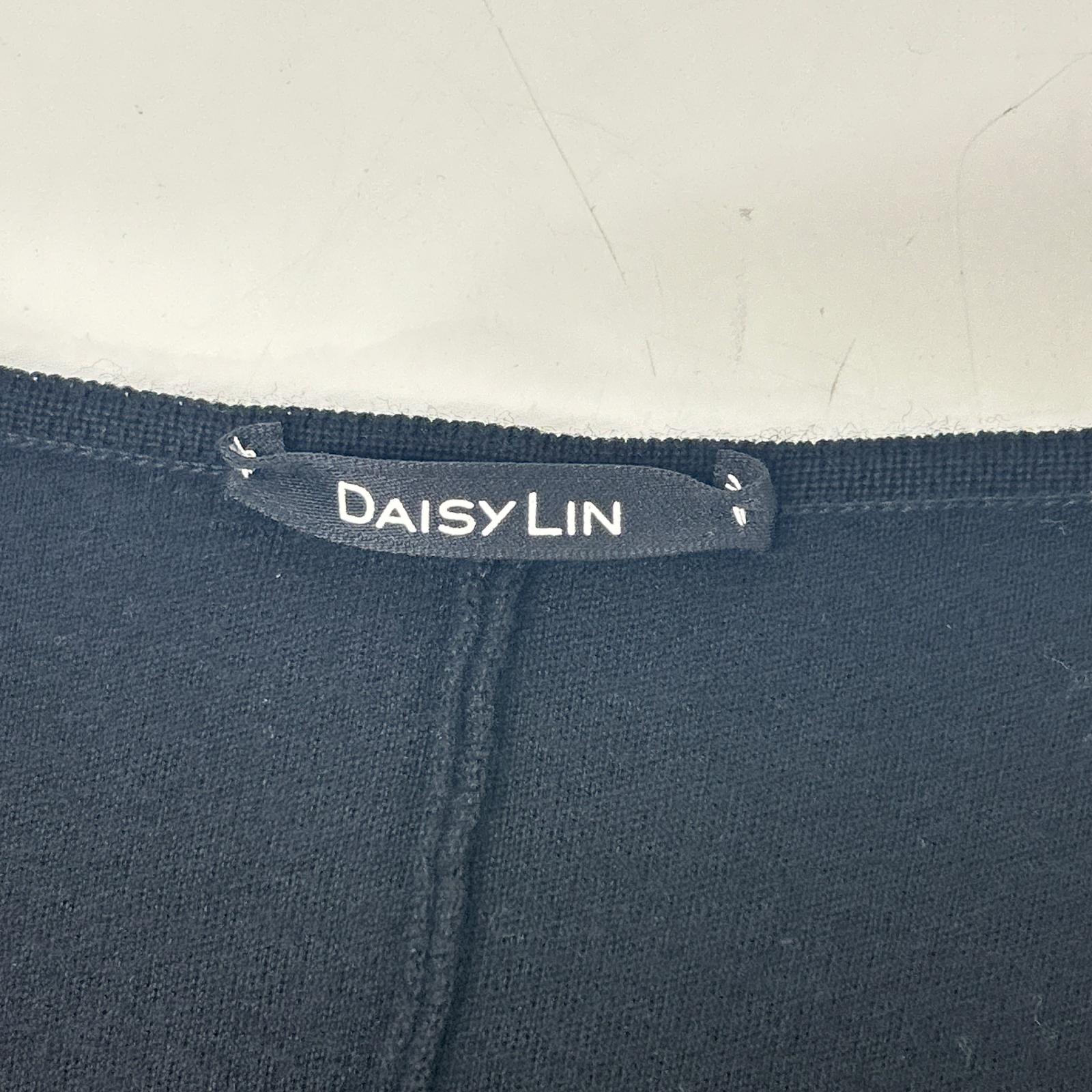 DAISY LIN デイジーリン 06745 ブラック ウール ウォッシャブルデイジーハンプトンロングカーディガン トップス