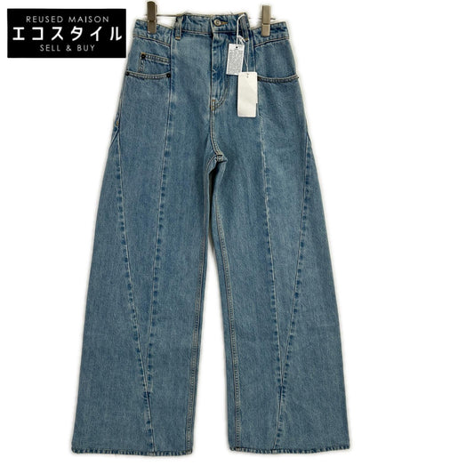 Maison margiela メゾンマルジェラ S51LA0128 S30617 24年 ブルー 再構築 1 ワイドデニムパンツ ボトムス