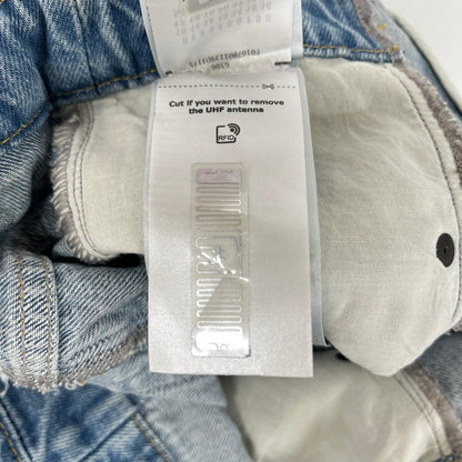 Maison margiela メゾンマルジェラ S51LA0128 S30617 24年 ブルー 再構築 1 ワイドデニムパンツ ボトムス