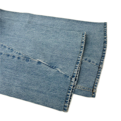Maison margiela メゾンマルジェラ S51LA0128 S30617 24年 ブルー 再構築 1 ワイドデニムパンツ ボトムス