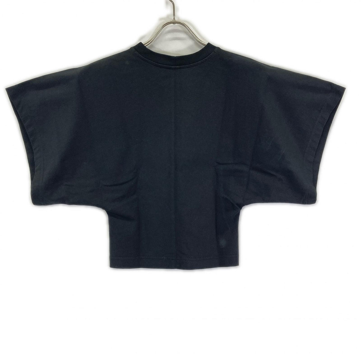 ALAIA アライア AA9H02911J107 ブラック ロゴプリント ワイドスリーブ Tシャツ トップス