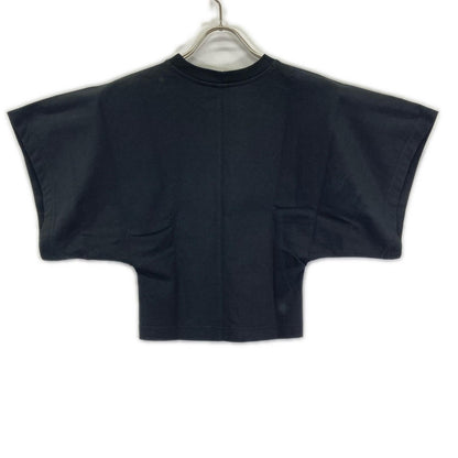 ALAIA アライア AA9H02911J107 ブラック ロゴプリント ワイドスリーブ Tシャツ トップス