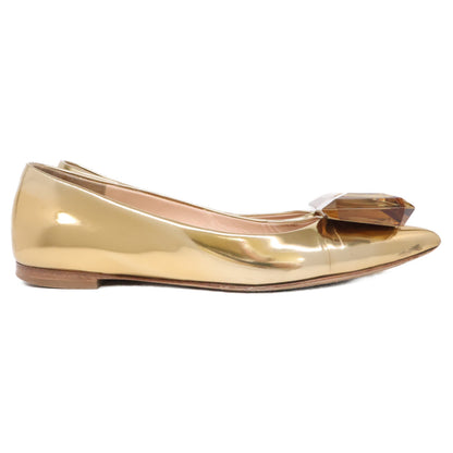 Gianvito Rossi ジャンヴィト・ロッシ JAIPUR 05 ビジューポイント ポインテッドトゥ フラットシューズ シューズ