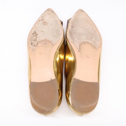 Gianvito Rossi ジャンヴィト・ロッシ JAIPUR 05 ビジューポイント ポインテッドトゥ フラットシューズ シューズ