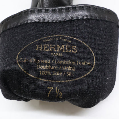 HERMES エルメス 新品未使用 ラムレザー 裏地シルク ソヤ ケリー 手袋 グローブ