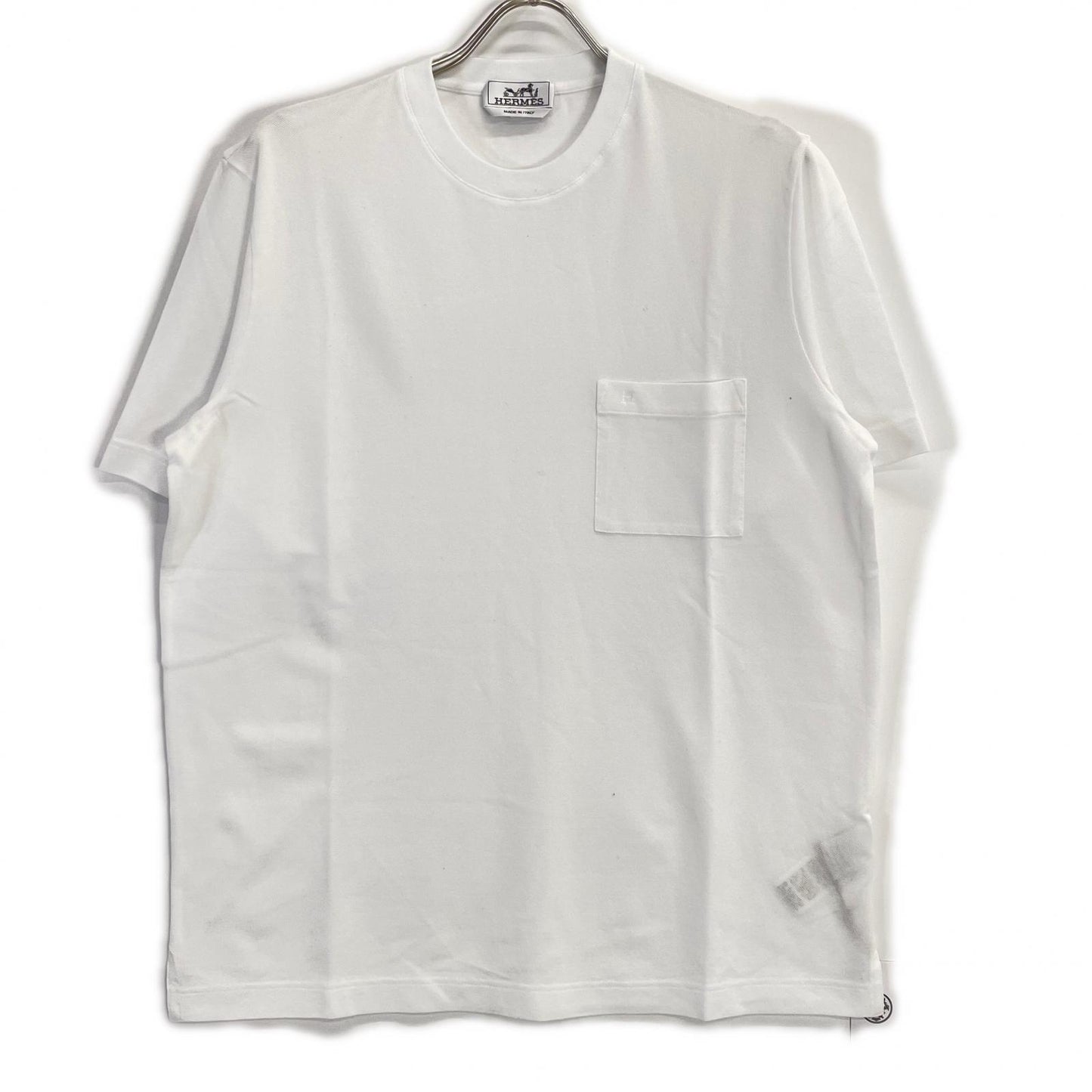 HERMES エルメス 19SS ホワイト H刺繍 半袖 Tシャツ トップス