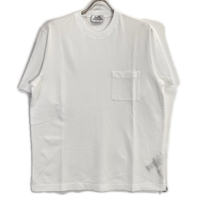 HERMES エルメス 19SS ホワイト H刺繍 半袖 Tシャツ トップス