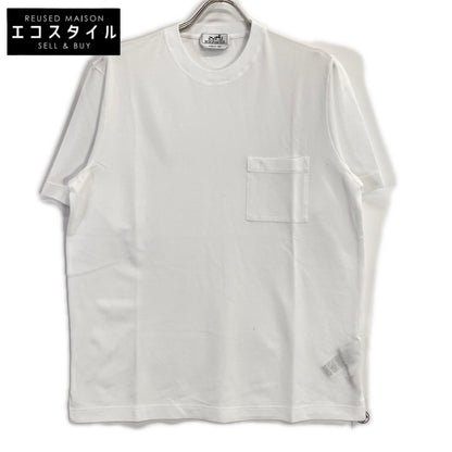 HERMES エルメス 19SS ホワイト H刺繍 半袖 Tシャツ トップス