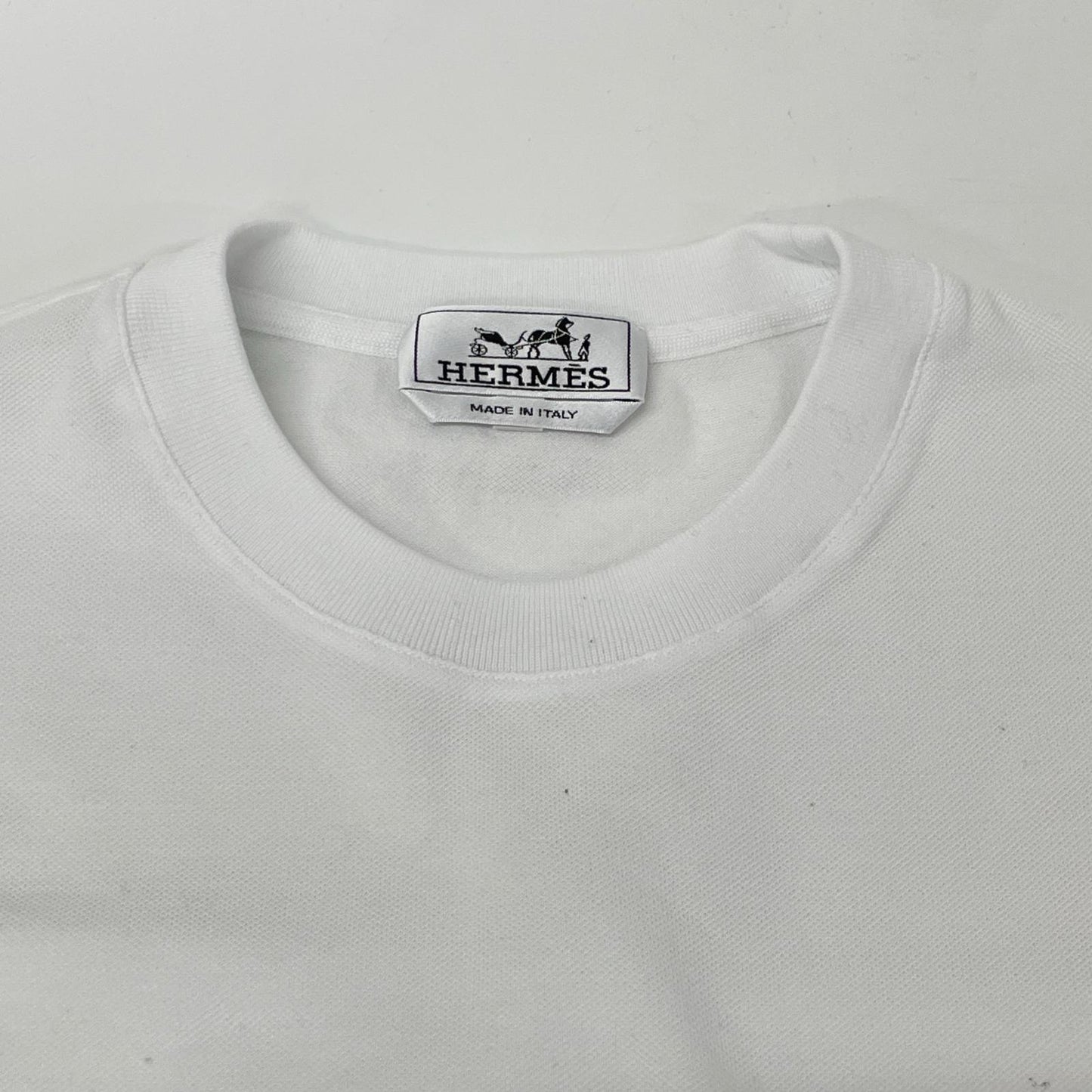 HERMES エルメス 19SS ホワイト H刺繍 半袖 Tシャツ トップス