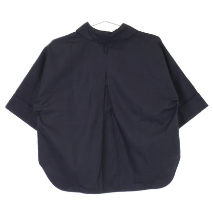 HERMES エルメス 【新品同様/国内正規/26年製】6E0631DB Cropped polo blouse モザイク クロップド 半袖ブラウス トップス
