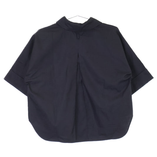 HERMES エルメス 【新品同様/国内正規/26年製】6E0631DB Cropped polo blouse モザイク クロップド 半袖ブラウス トップス