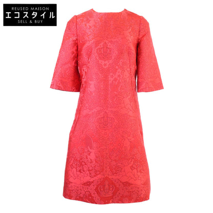 DOLCE&GABBANA ドルチェアンドガッバーナ 【新品同様/国内正規】F6B0ST FJM87 フローラル エンジェル エンブロイダリー ドレス ワンピース