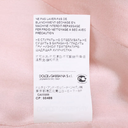 DOLCE&GABBANA ドルチェアンドガッバーナ 【美品/国内正規】F6A6AT HS149 フラワー総柄 シルク ノースリーブ ワンピース