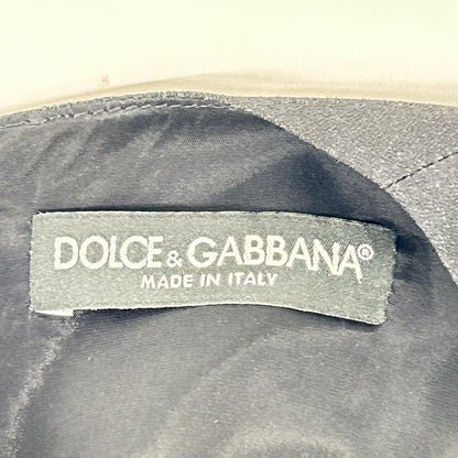 DOLCE&GABBANA ドルチェアンドガッバーナ F6ST0T FSRIF ブラック ローズプリント ドレス ワンピース