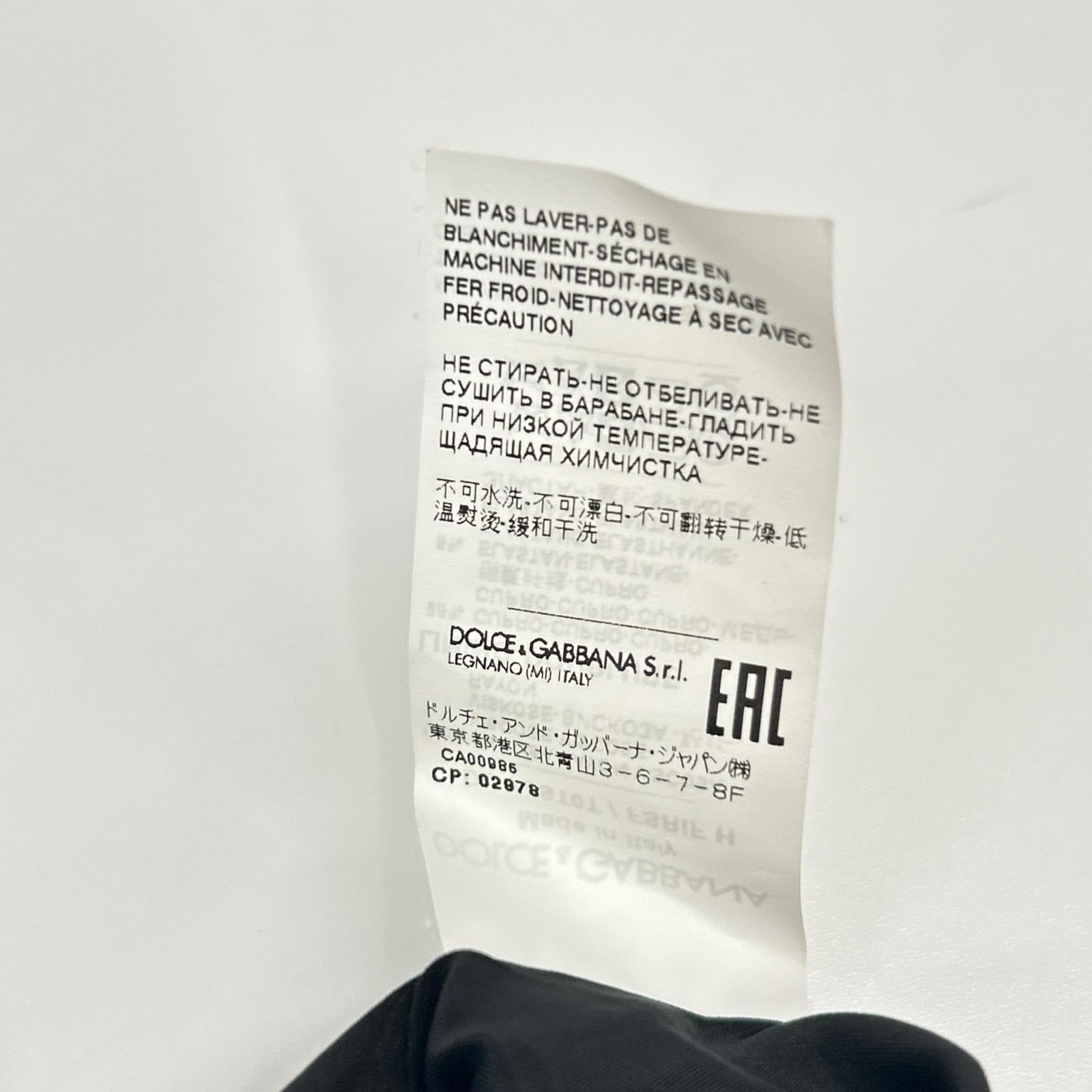 DOLCE&GABBANA ドルチェアンドガッバーナ F6ST0T FSRIF ブラック ローズプリント ドレス ワンピース