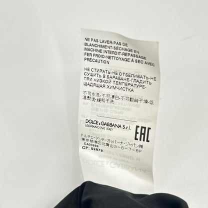 DOLCE&GABBANA ドルチェアンドガッバーナ F6ST0T FSRIF ブラック ローズプリント ドレス ワンピース