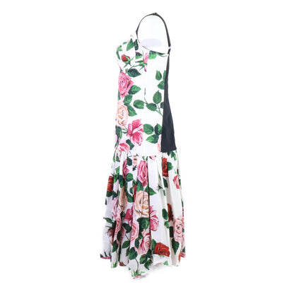 DOLCE&GABBANA ドルチェアンドガッバーナ 【美品/国内正規】F6D3BT HS5C4 フラワー総柄 ビスチェ ワンピース