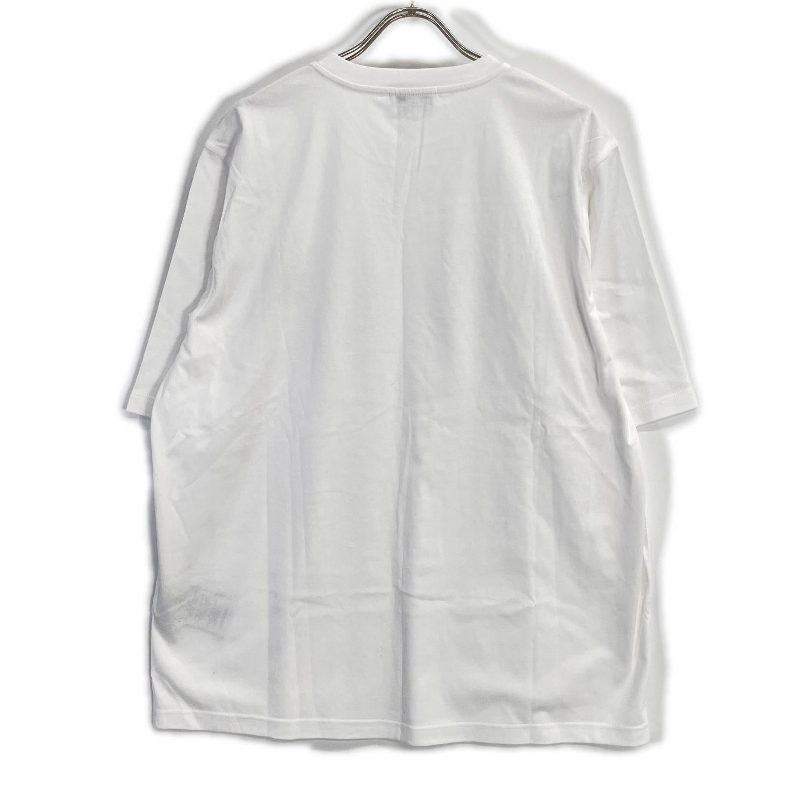 HERMES エルメス ホワイト HCheval レザーミニパッチ Tシャツ トップス