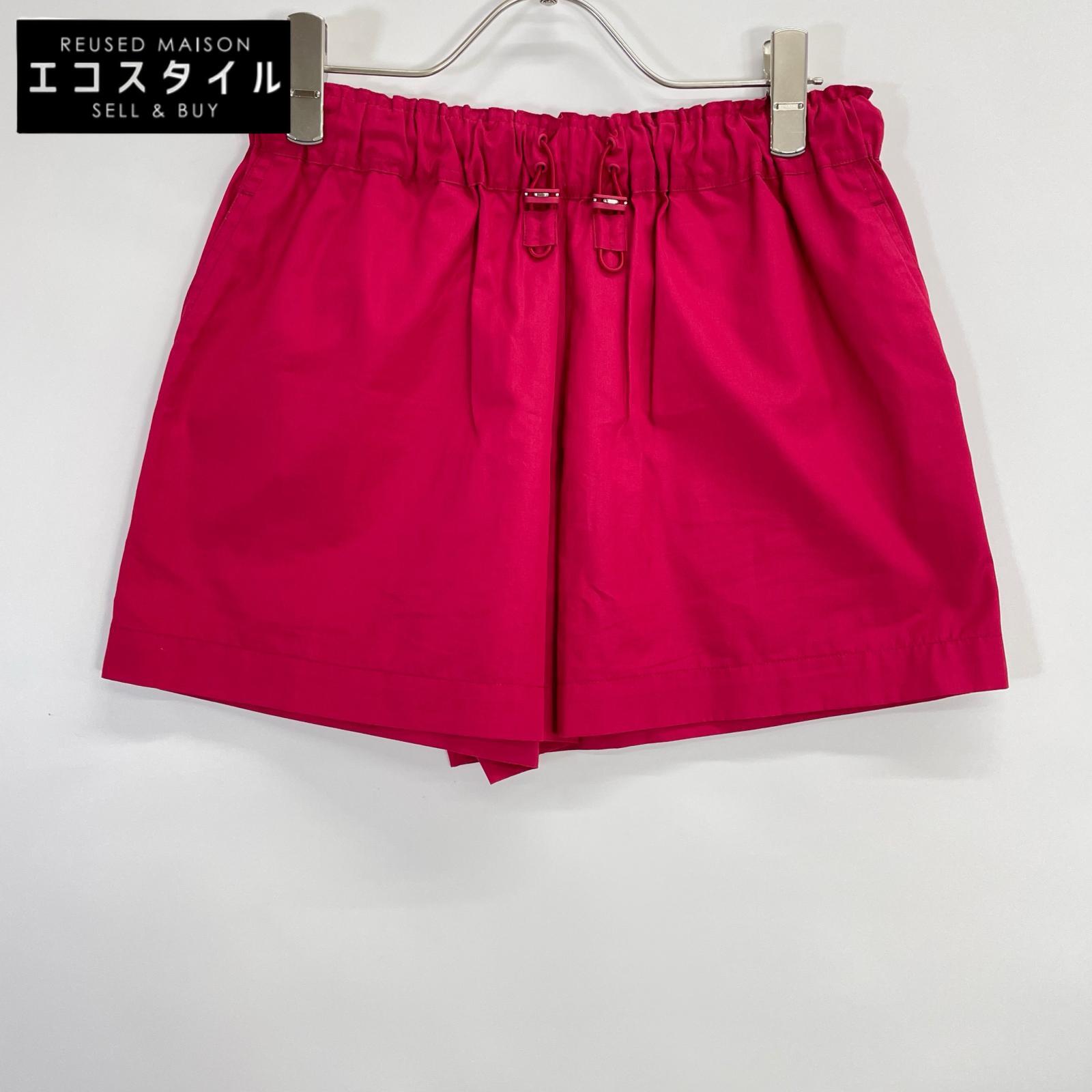 HERMES エルメス 2E3403D2 ピンク コットン ビーチ ショートパンツ ボトムス