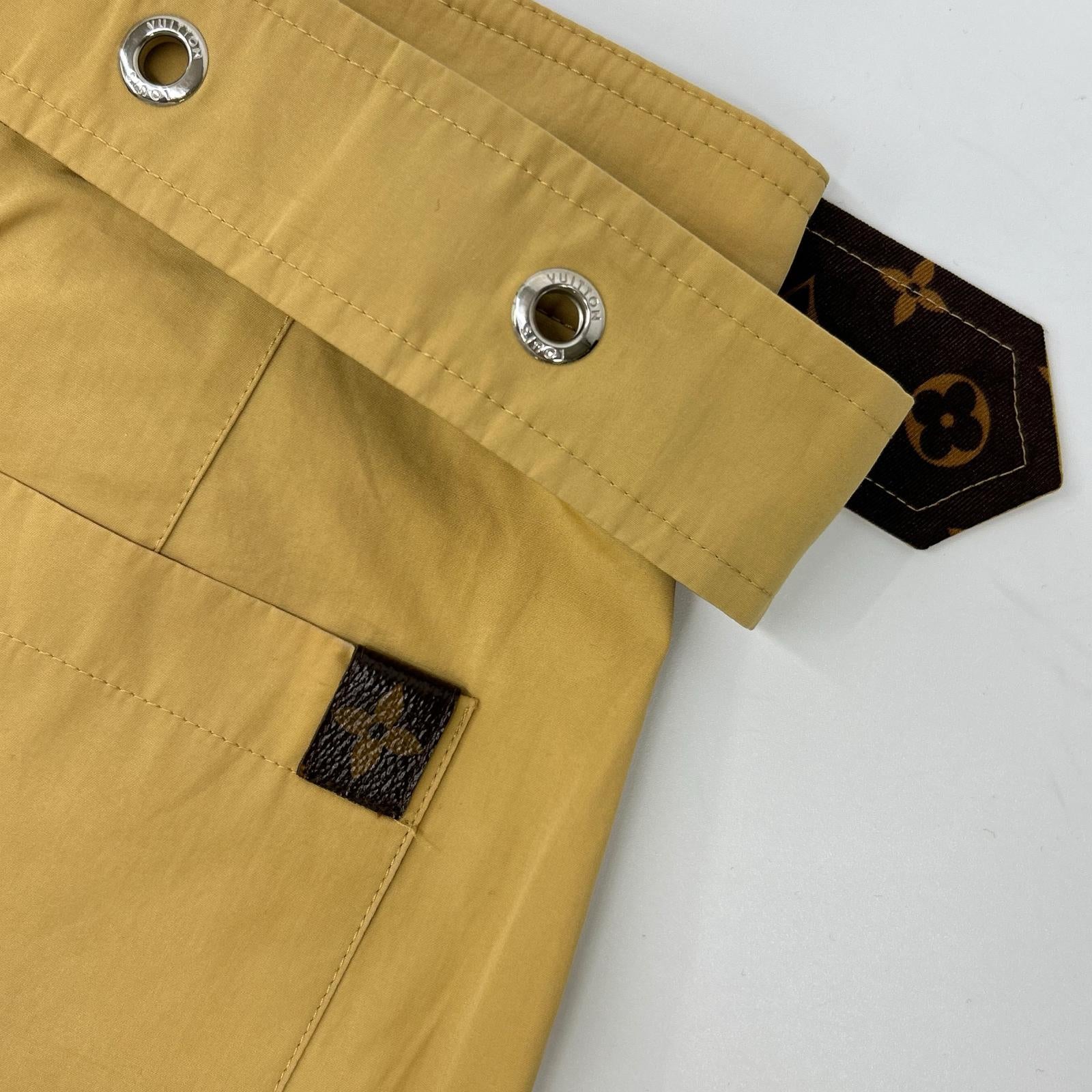 LOUIS VUITTON ルイヴィトン FKPA89ZTG ベージュ リバーシブルモノグラムベルト付き パンツ ボトムス