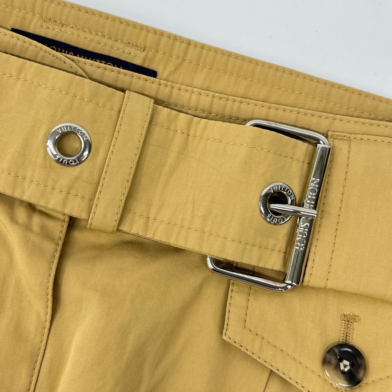 LOUIS VUITTON ルイヴィトン FKPA89ZTG ベージュ リバーシブルモノグラムベルト付き パンツ ボトムス