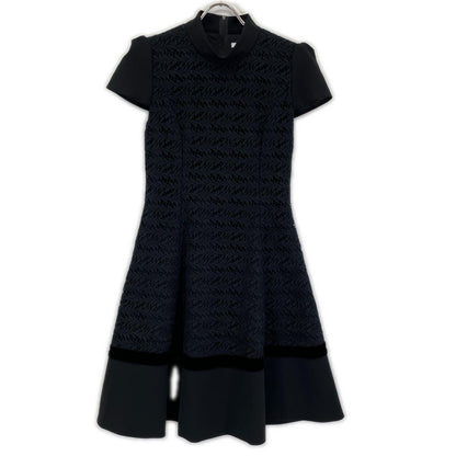 FOXEY NEW YORK フォクシーニューヨーク 37724 17年 ブラック カットワーク レース ワンピース ワンピース