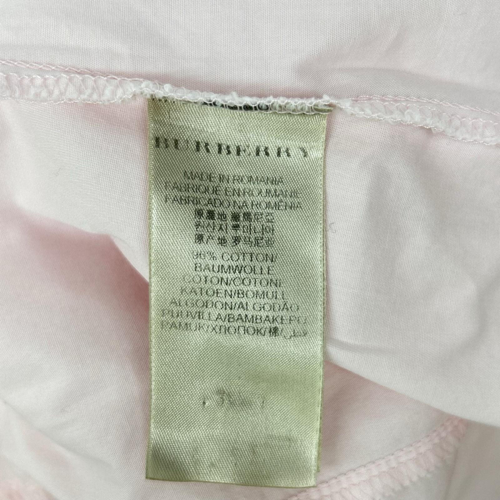BURBERRY BRIT バーバリーブリット ピンク ホース刺繍 シャツ トップス