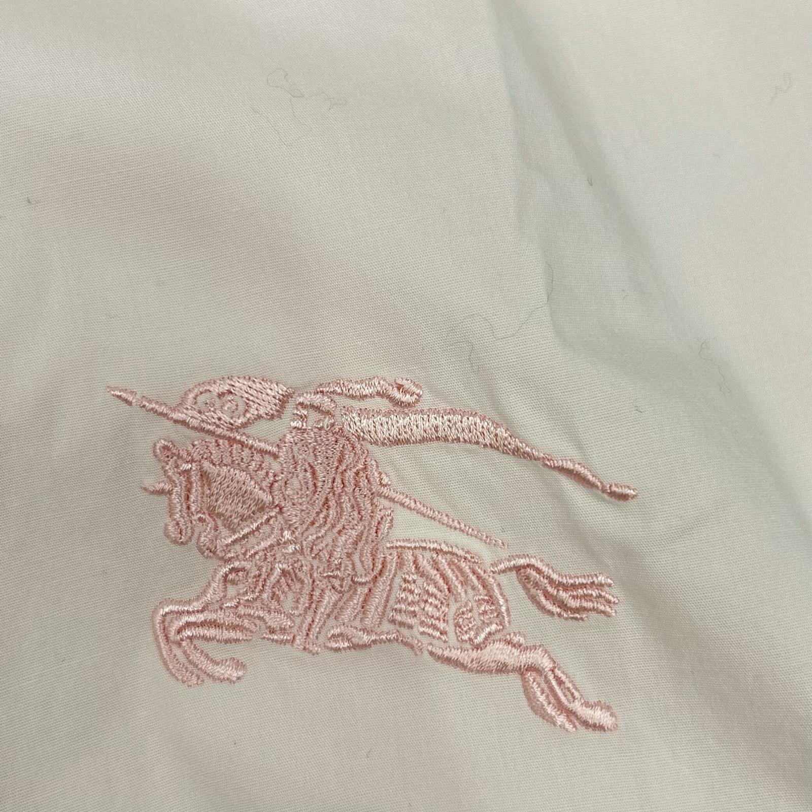 BURBERRY BRIT バーバリーブリット ピンク ホース刺繍 シャツ トップス