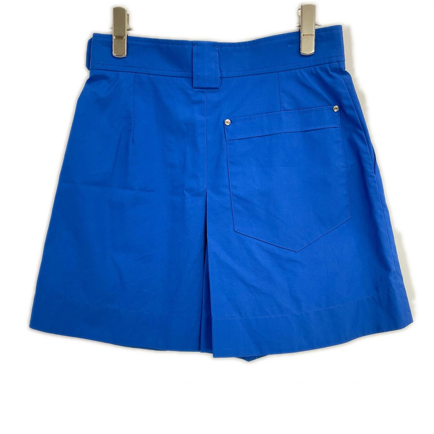 HERMES エルメス 18SS ブルー サイドボタン キュロット パンツ ボトムス
