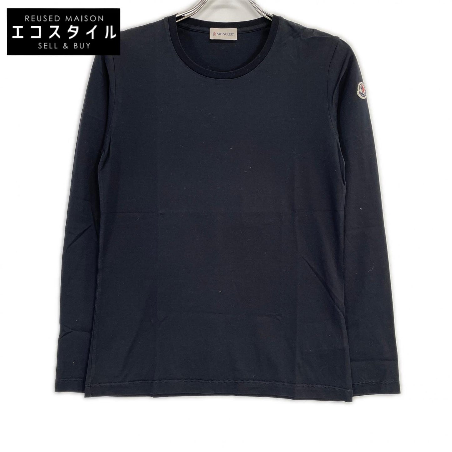 MONCLER モンクレール 18年 ブラック MAGILA ワッペン ロンT トップス