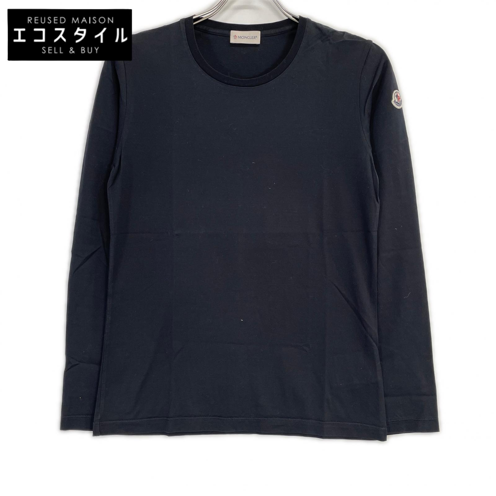 MONCLER モンクレール 18年 ブラック MAGILA ワッペン ロンT トップス