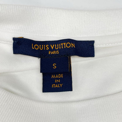 LOUIS VUITTON ルイヴィトン FGTB95JG2 ホワイト プリントテッド ウィズジェルパッチ 半袖Tシャツ トップス