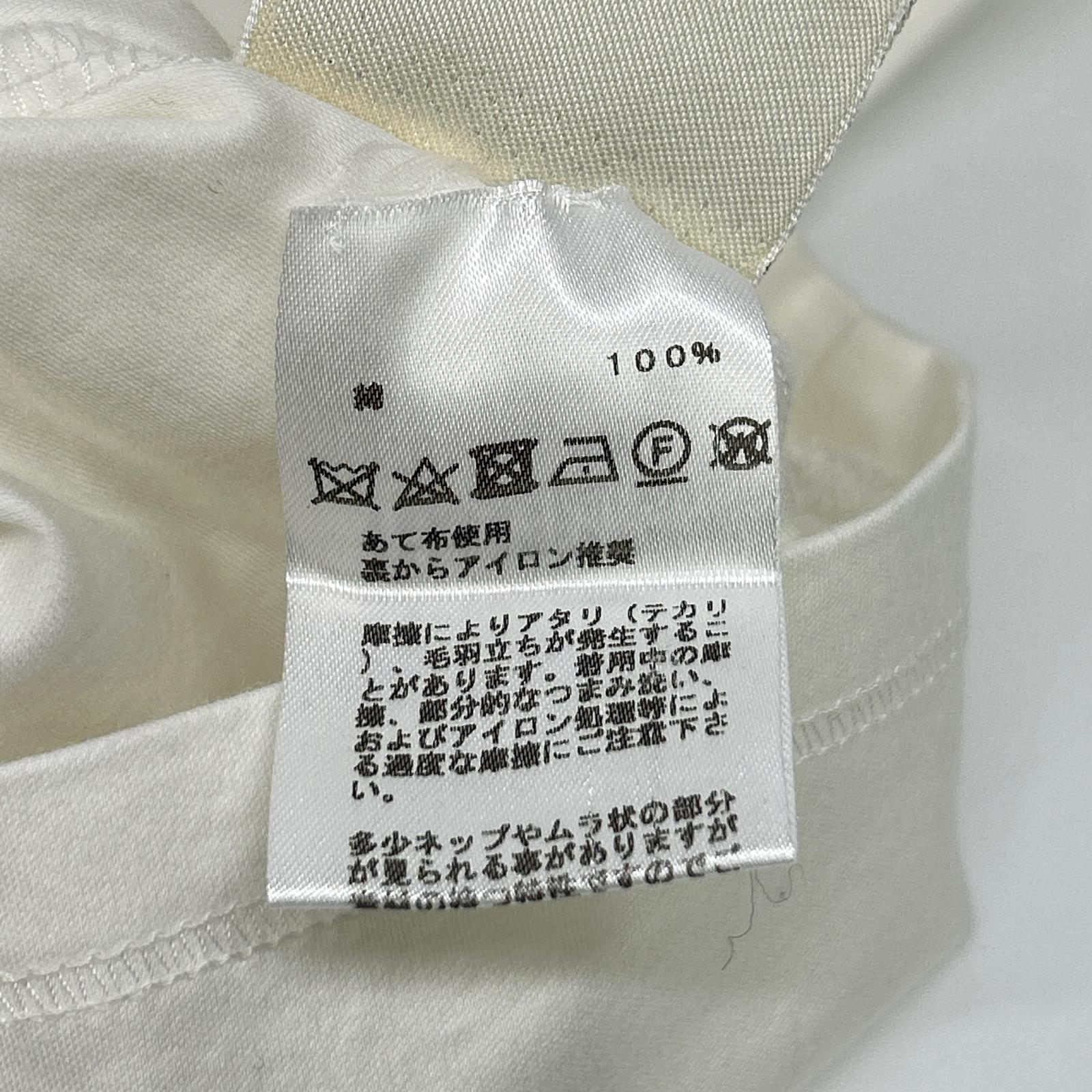 HERMES エルメス 23SS ホワイト 刺繍ポケット 半袖Tシャツ トップス