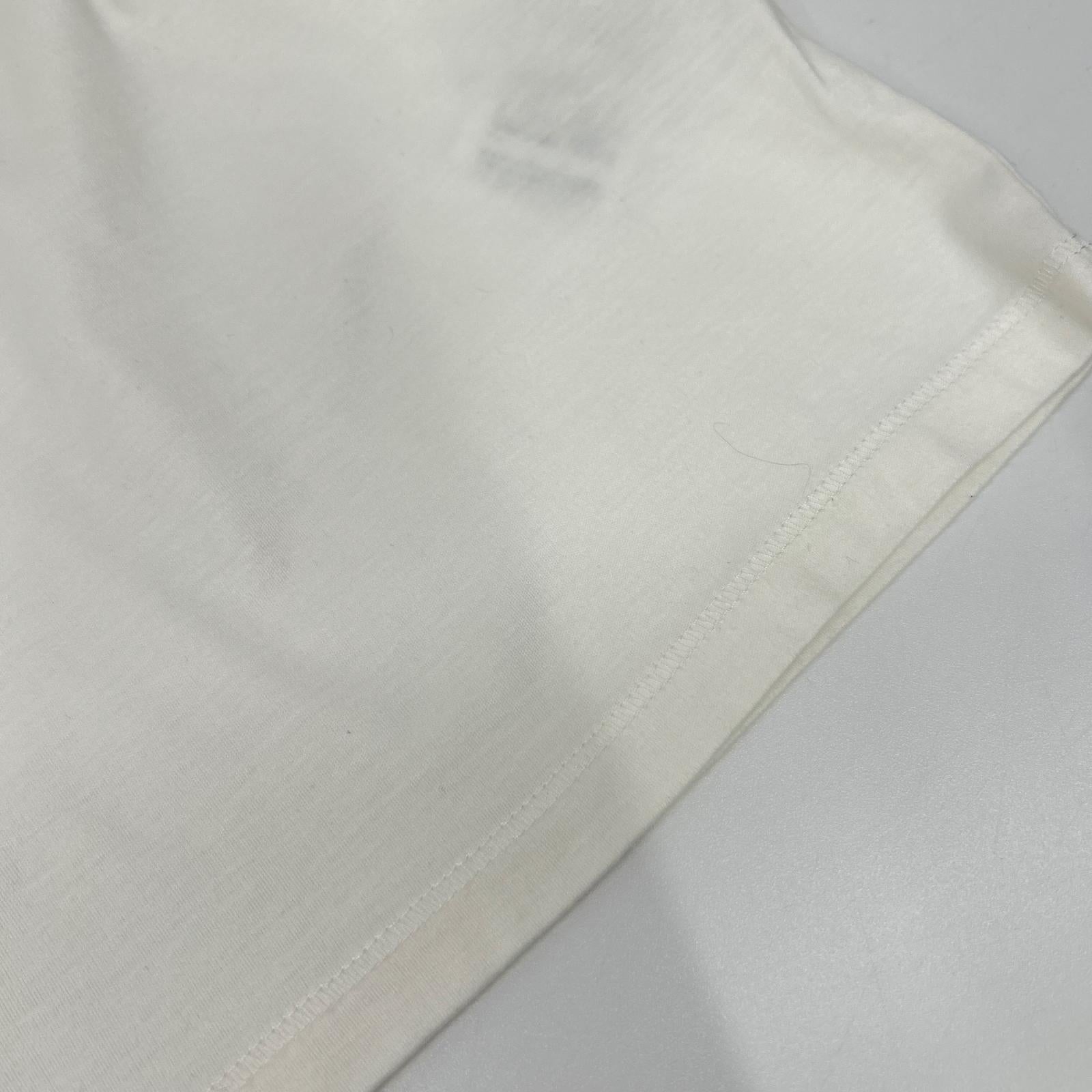 HERMES エルメス 23SS ホワイト 刺繍ポケット 半袖Tシャツ トップス