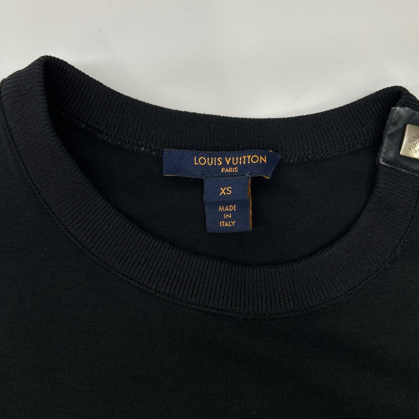 LOUIS VUITTON ルイヴィトン RW211A UOL FKLS99 トランプ刺繍 ショルダーパッチ Tシャツ トップス