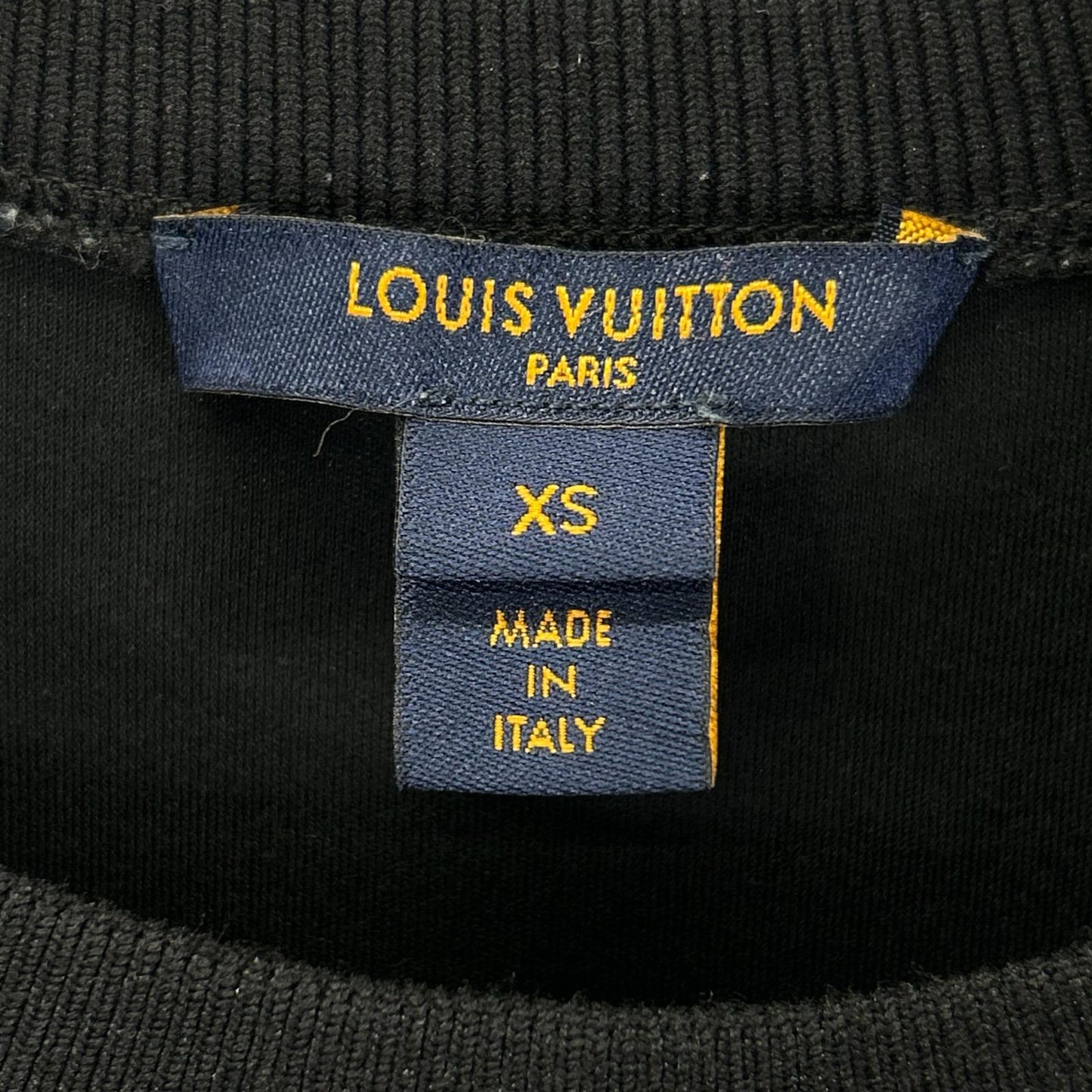 LOUIS VUITTON ルイヴィトン RW211A UOL FKLS99 トランプ刺繍 ショルダーパッチ Tシャツ トップス