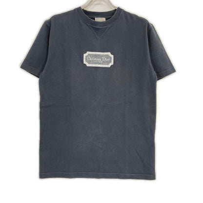 Dior HOMME ディオールオム 243J685B0554 ブラック 22AW ロゴエンブロイダリー グレー Tシャツ トップス
