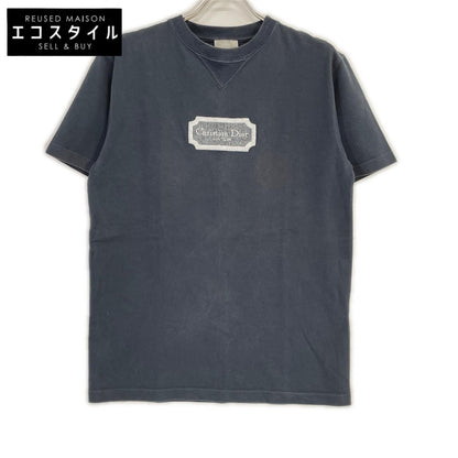 Dior HOMME ディオールオム 243J685B0554 ブラック 22AW ロゴエンブロイダリー グレー Tシャツ トップス