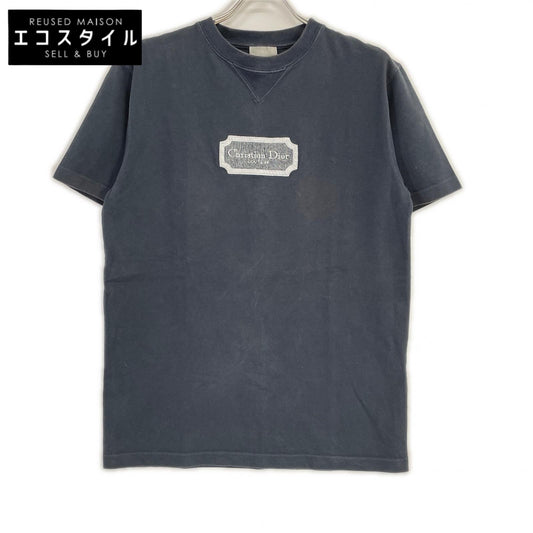 Dior HOMME ディオールオム 243J685B0554 ブラック 22AW ロゴエンブロイダリー グレー Tシャツ トップス